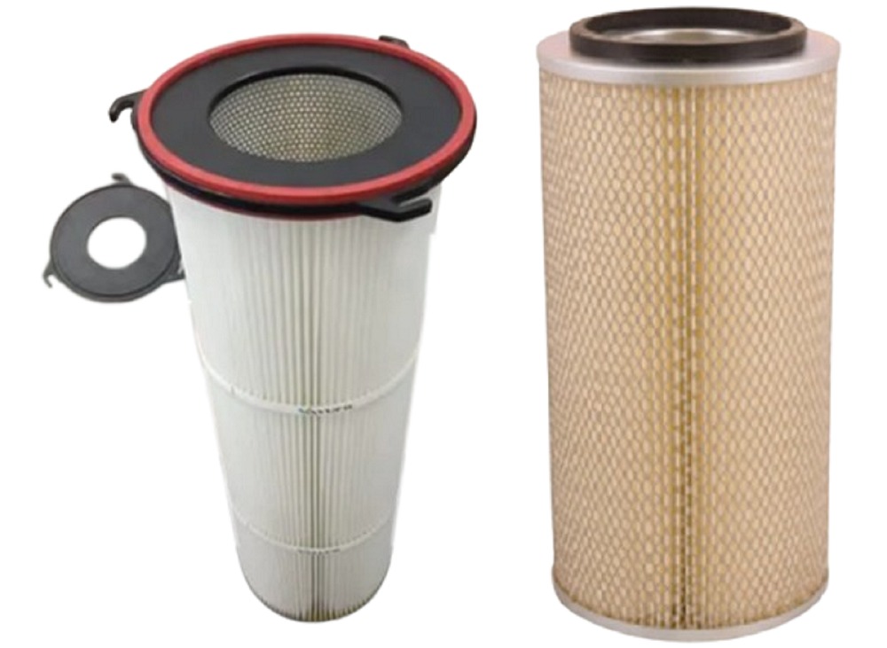 pleated polyester spun bond filter cartridge and bags
